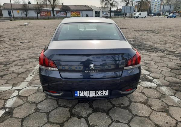 Peugeot 508 cena 27900 przebieg: 276312, rok produkcji 2015 z Chodzież małe 67